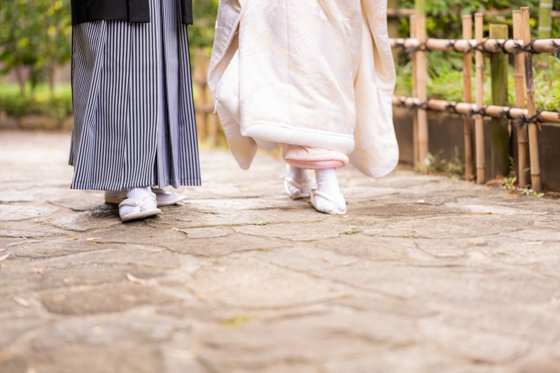 お足元ショットは息ぴったり！