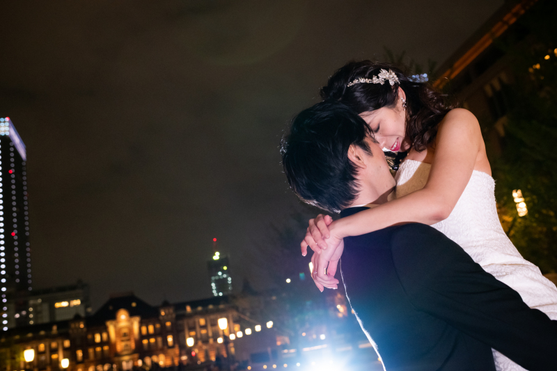 ライトアップ東京駅☆