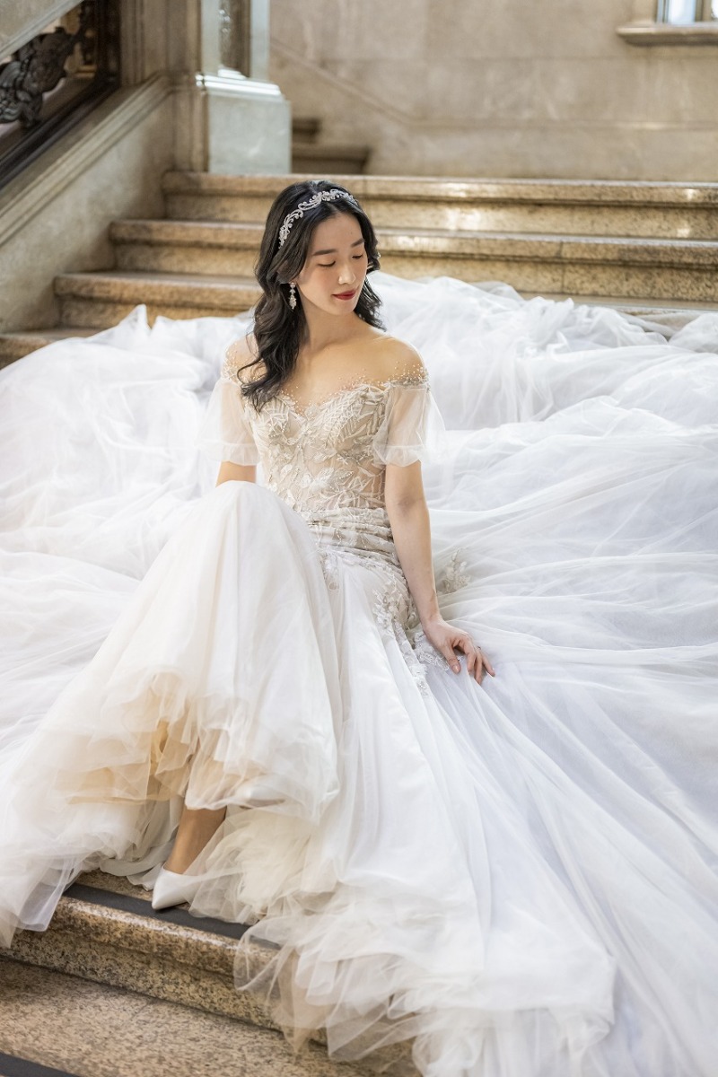 階段でのお座りショット☆