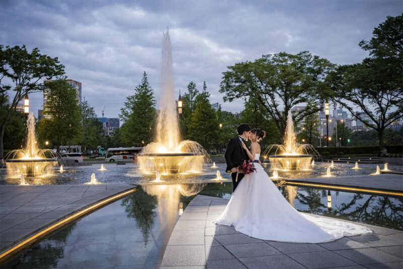 和田倉噴水公園で