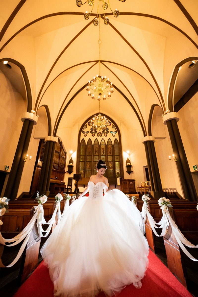 チャペルで天女ショット☆