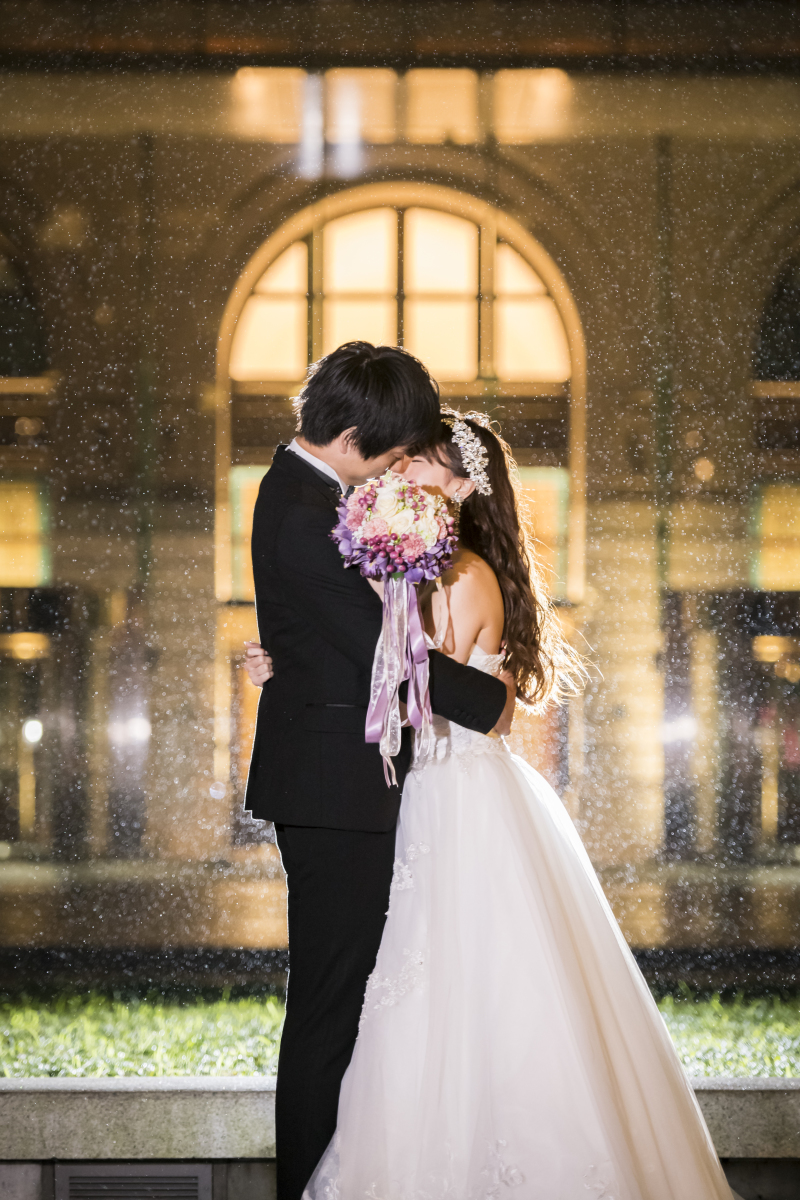 雨粒と一緒に☆