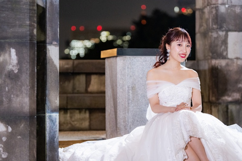 ご新婦様のソロショット。