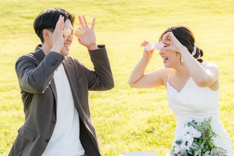 自然なショット！