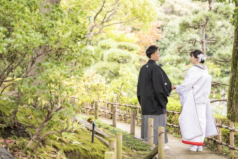 和装と洋装でロケーション前撮り撮影を満喫