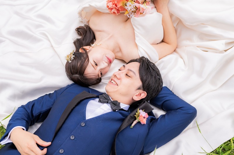 寝ころびショット