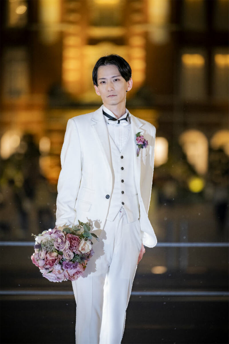 ご新郎様のソロショットもお忘れなく♪