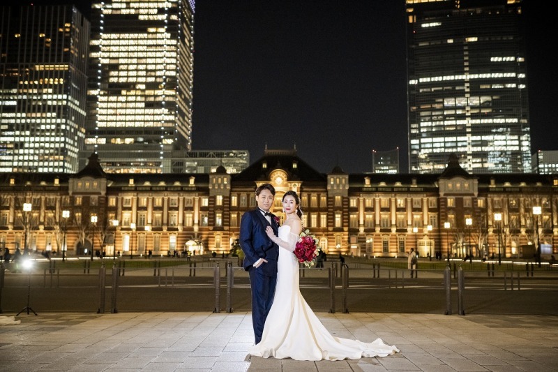 東京駅で王道センターショット☆