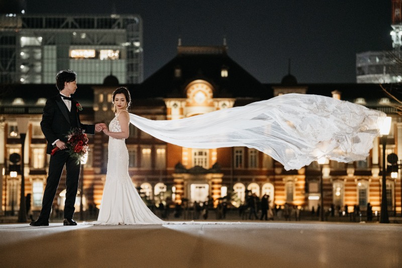 ベールをなびかせて☆