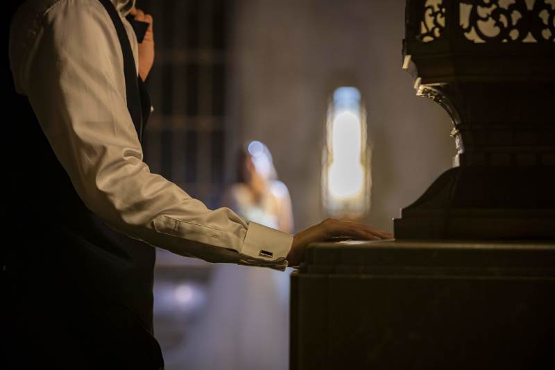 ご新郎様の手☆