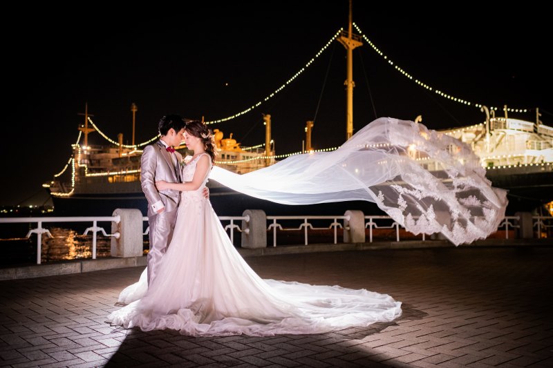 夜の山下公園☆