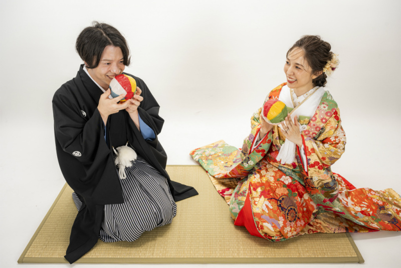 紙風船で童心を思い出しながら