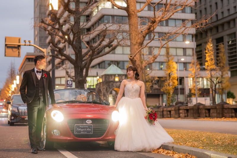 おふたりの愛車と♡