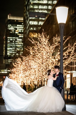 VERAWANGリサで東京駅ナイトフォト☆