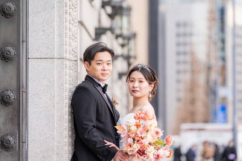 おふたりとブーケ♡