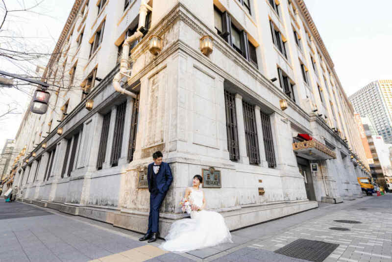 銀座、日本橋で華やかな前撮りのお写真を!
