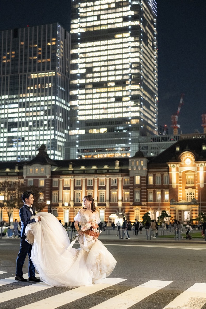 仲良く東京駅をお散歩中♪