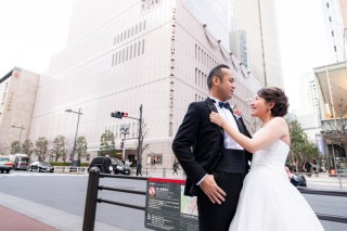 お二人の大好きな場所で前撮り☆