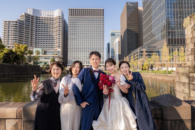 最後は、笑顔あふれるご家族と撮影のフィナーレを!