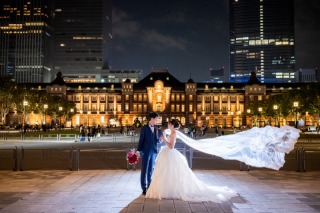  VERAWANGリーゼルに身を包んで夜の東京へ♪