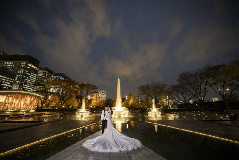 和田倉噴水公園で