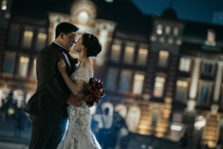 王道！東京駅周辺の前撮りナイトフォト☆