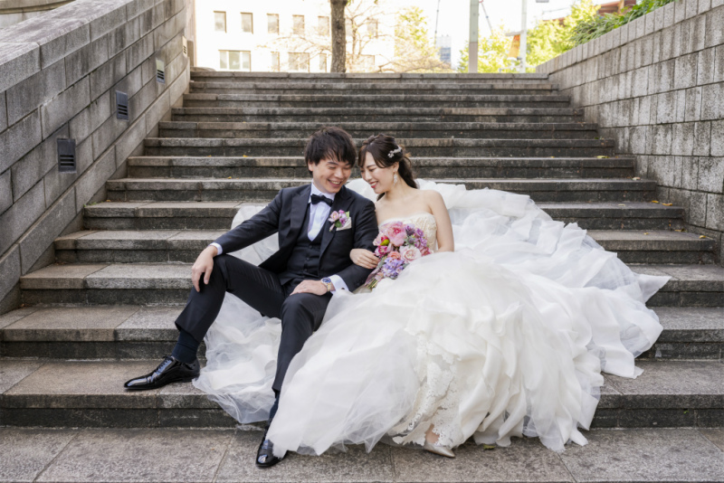 日本橋での階段ショット♡