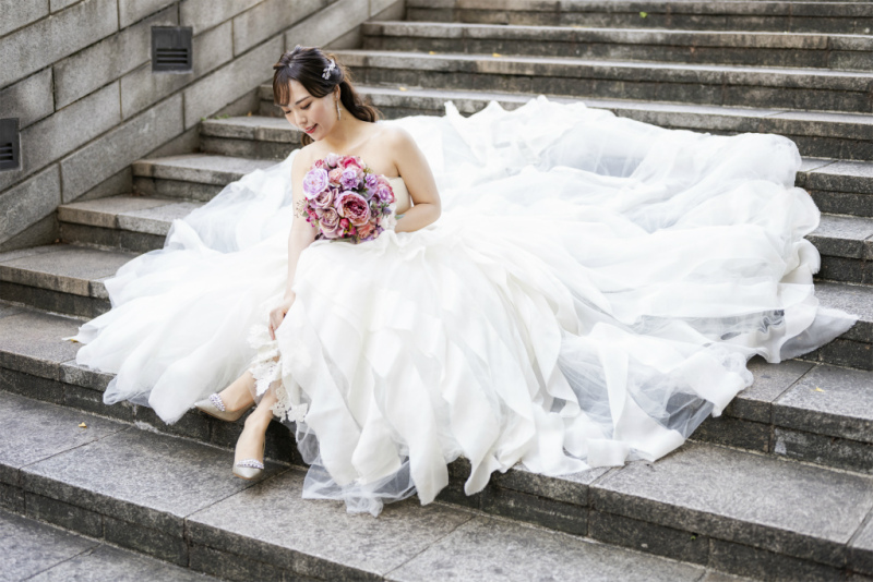 お座りショット