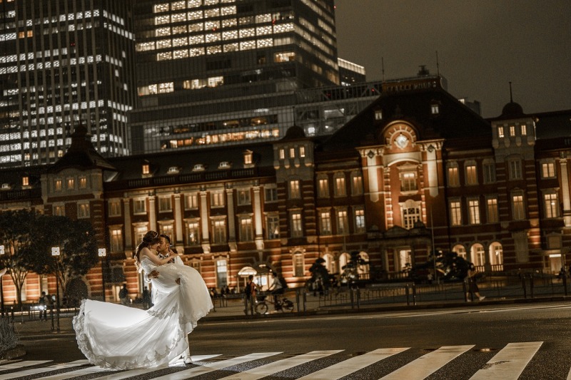 お姫様抱っこで歩きながら