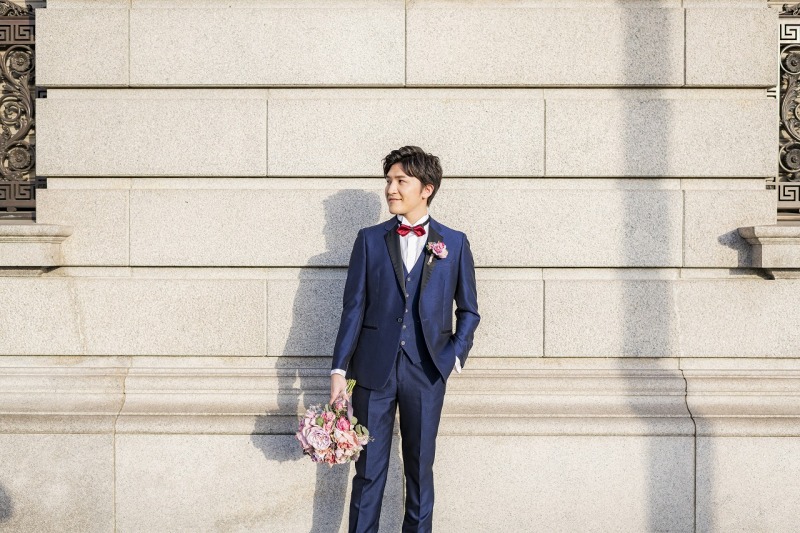 ご新郎様ソロショット
