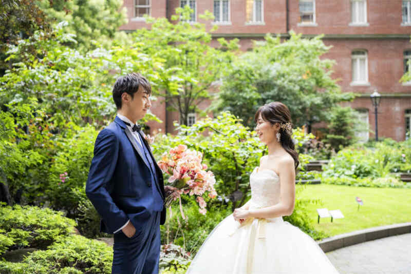 ブーケをプレゼント