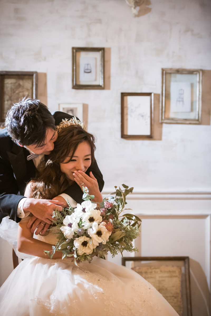 ご新郎様からのハグ☆