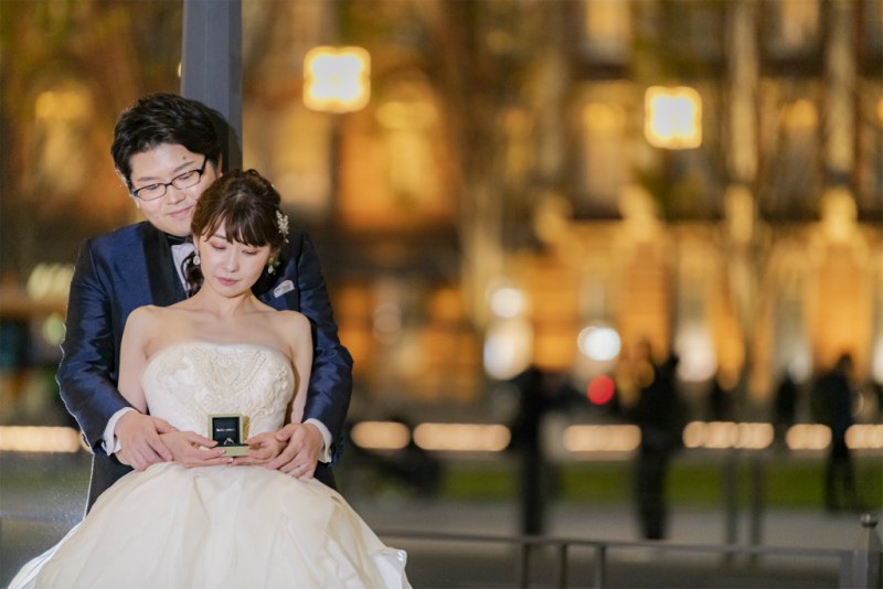 ぎゅっと後ろから♡