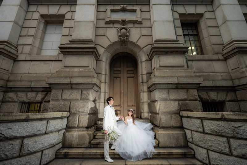 横浜でたっぷり前撮りロケーションフォト♪