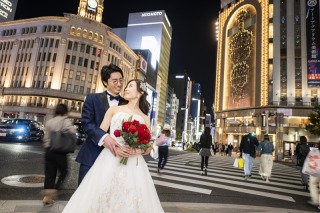 東京駅周辺や銀座で紡ぐ、華麗な前撮り撮影！