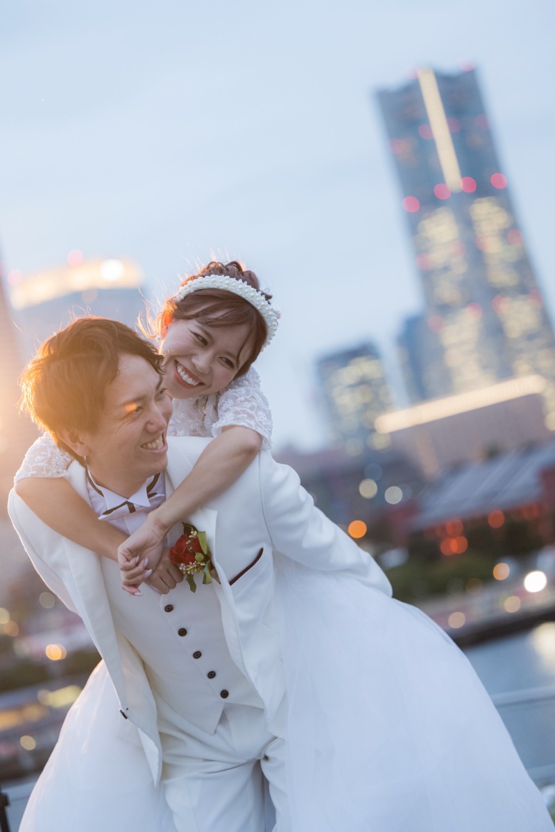 おんぶショット！