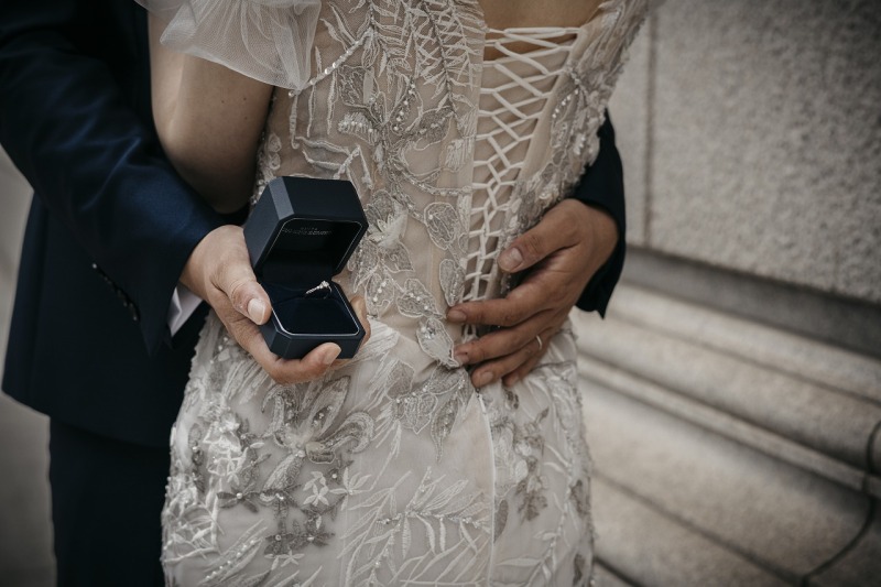 エンゲージリングとハグショット♪