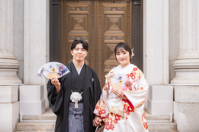 日本橋で和装撮影スタート！