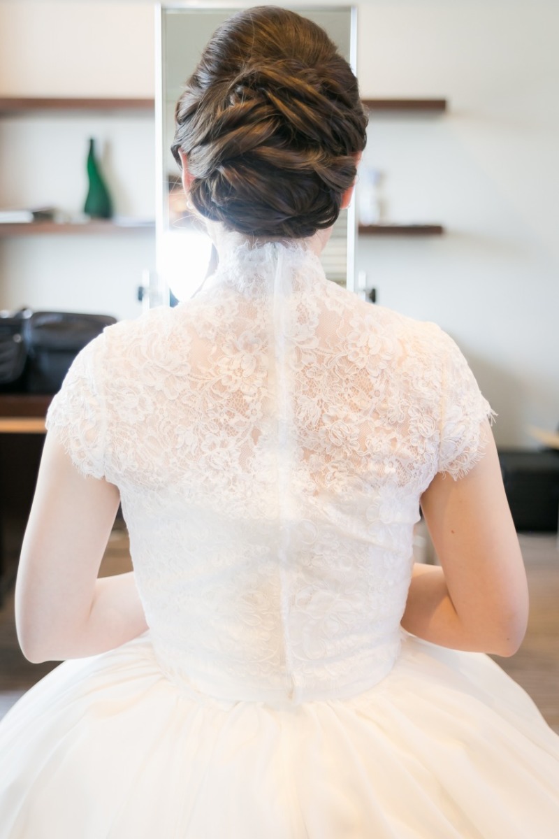 お背中ショット