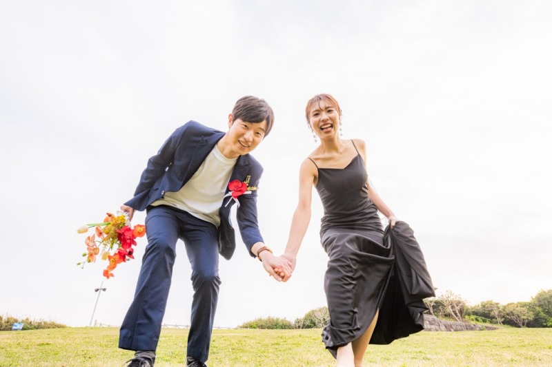 大自然とおふたり