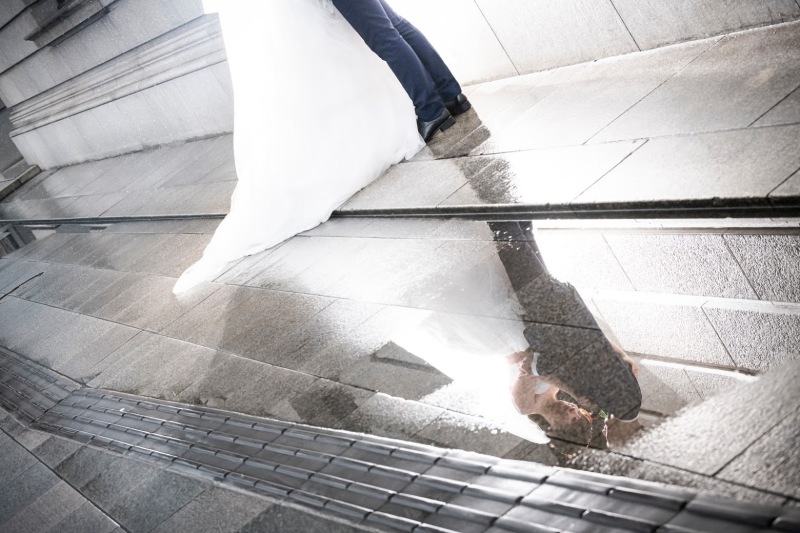 水たまりショット☆