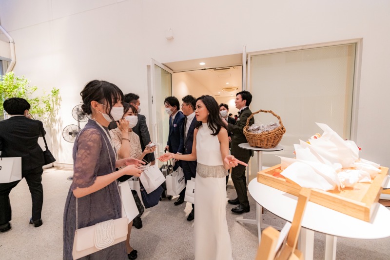 お見送りの瞬間も