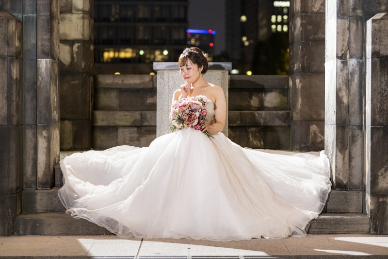 お座りショット