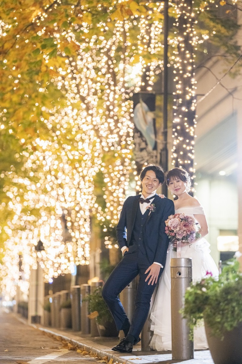 イルミネーションで華やかに！