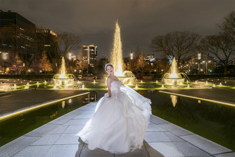 和田倉噴水公園で