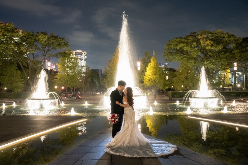 和田倉噴水公園でゴージャスに!
