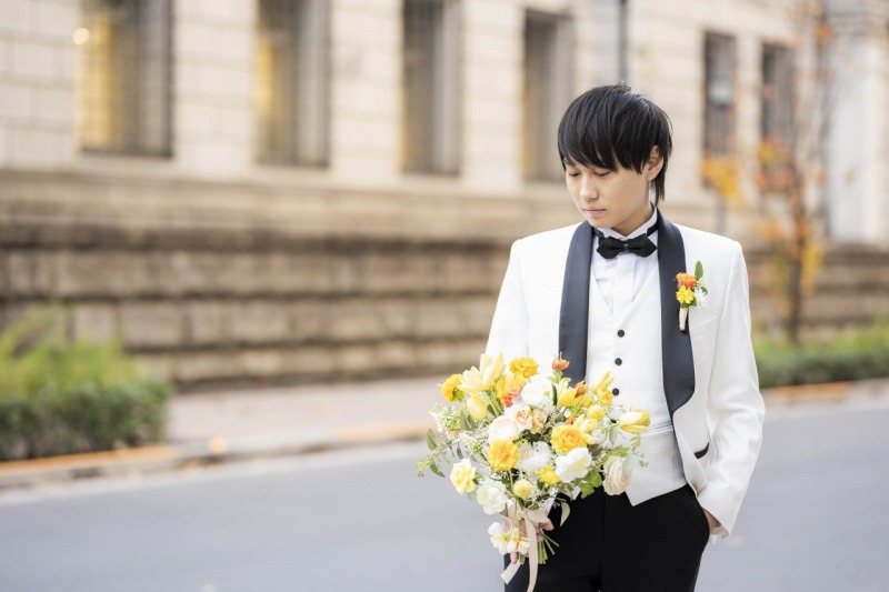 ご新郎様のソロショット☆