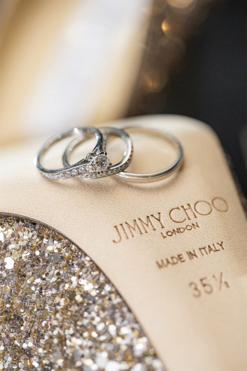 シューズの上でリングショットを！