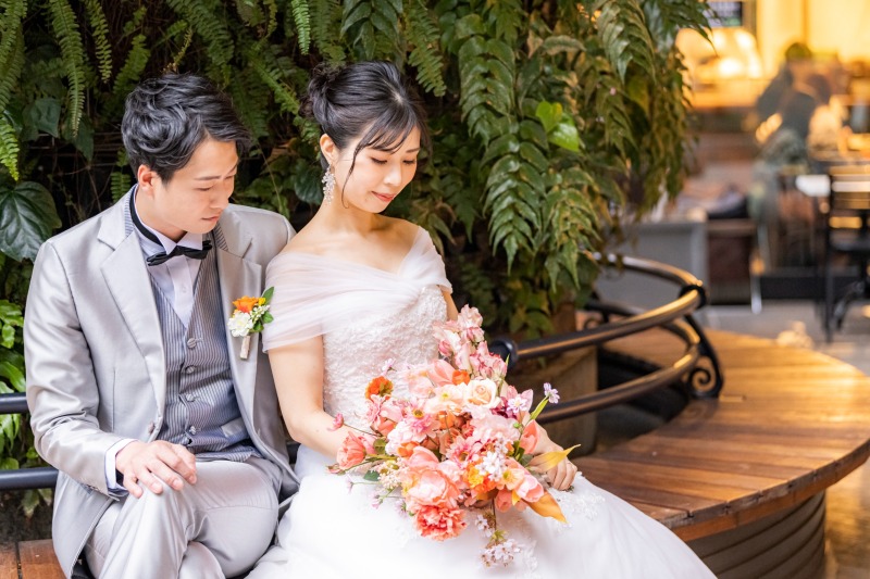 ブーケを眺めて