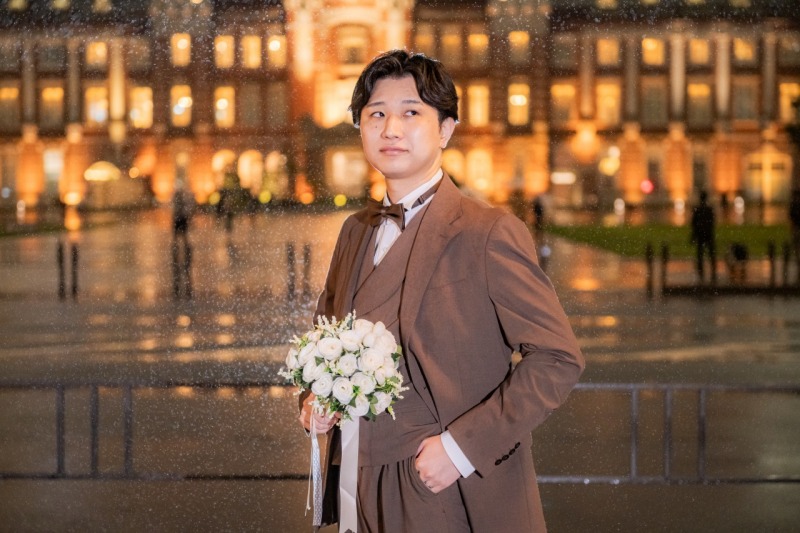 ご新郎様のソロショット